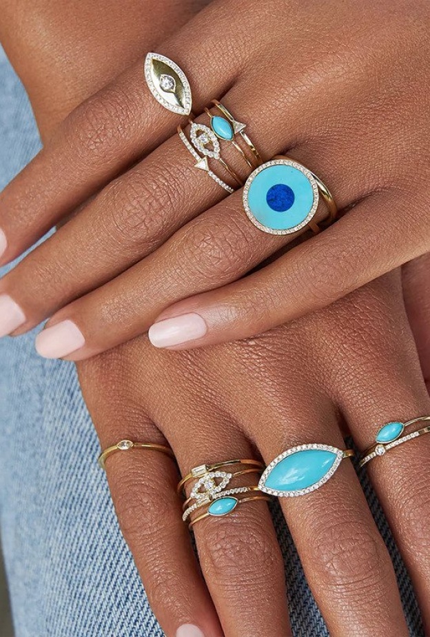 أناقتك في عيد الفطر بأجمل موديلات خواتم التكديس