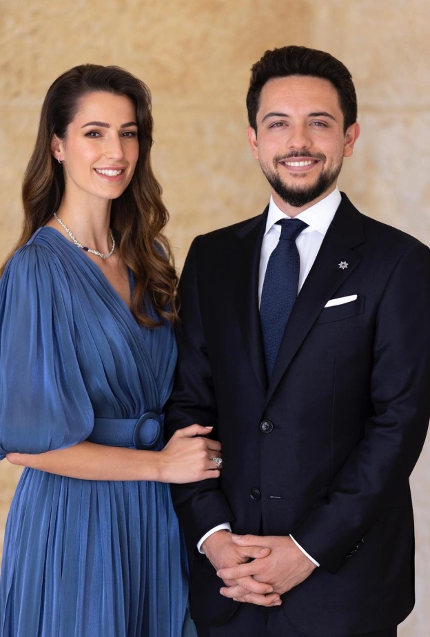 رجوة آل سيف وولي عهد الأردن الحسين بن عبد الله الثاني