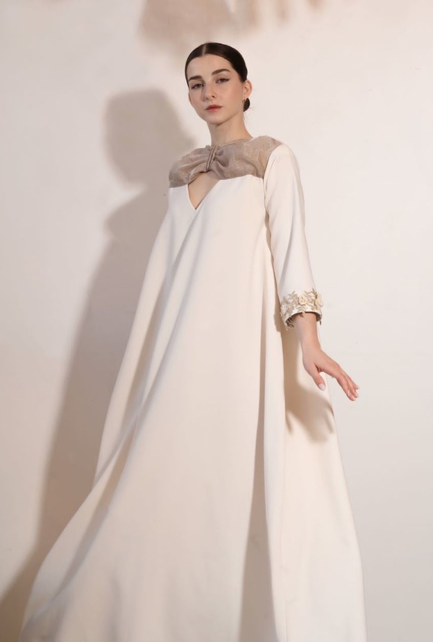 تصميم قفطان من مجموعة رمضان والعيد من المصممة الاء احمد