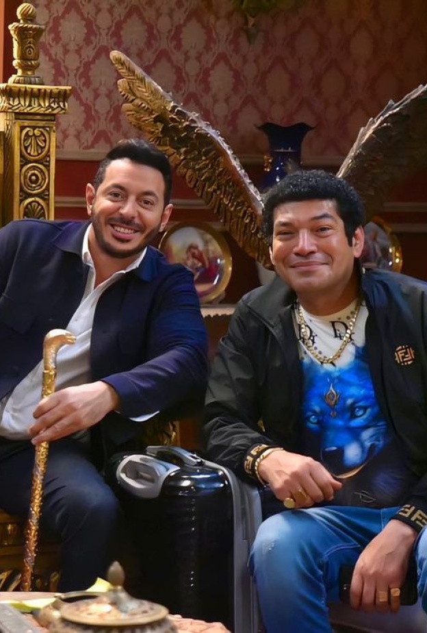 مصطفى شعبان وباسم سمرة