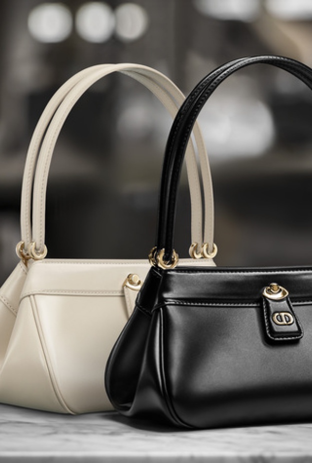 حقيبة Dior Key الجديدة بالّلونين الأبيض والأسود