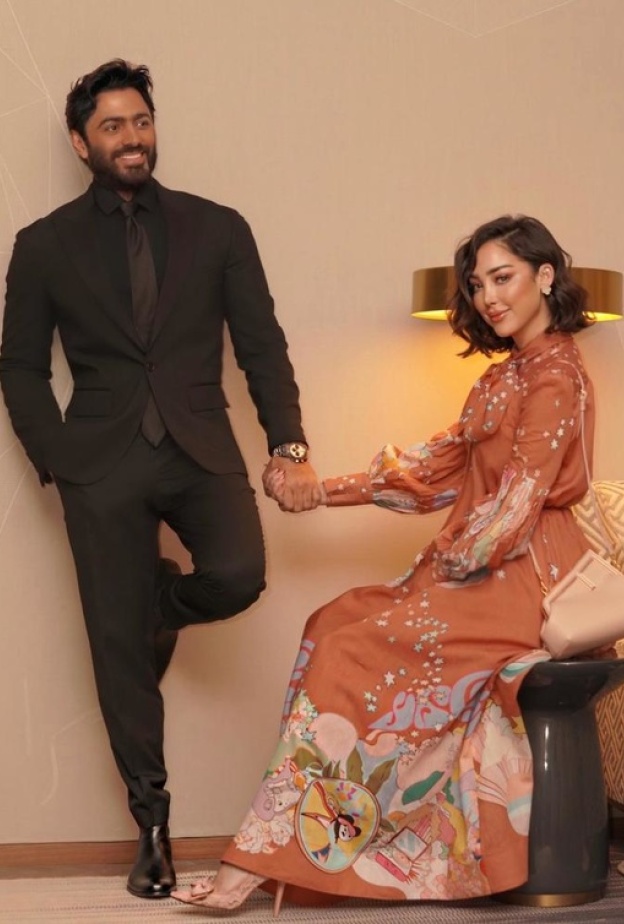 بسمة بوسيل وتامر حسني