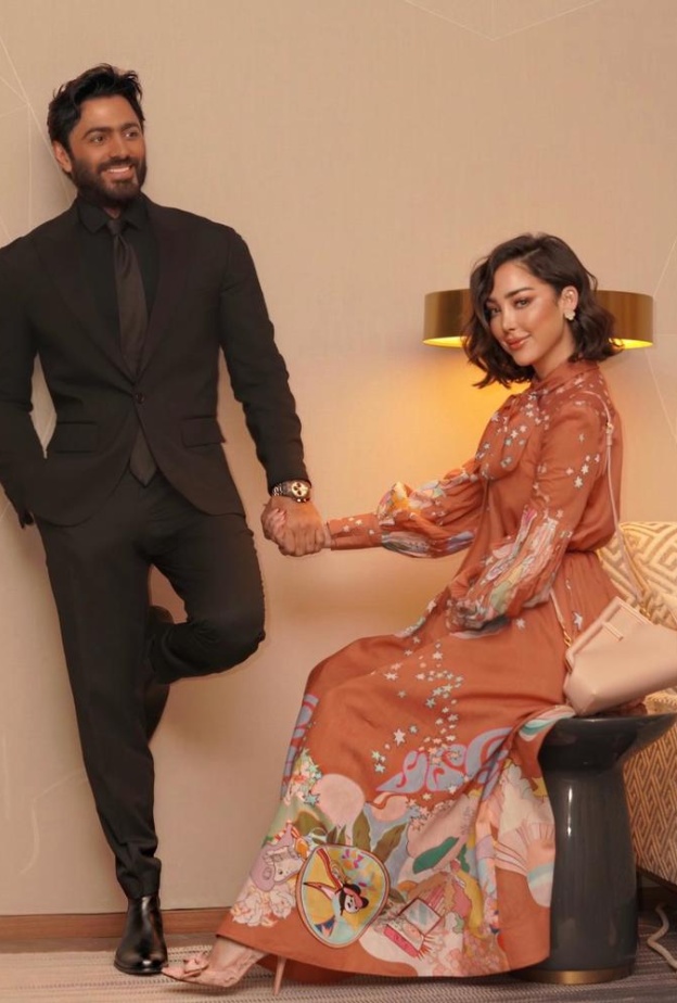 بسمة بوسيل وتامر حسني 