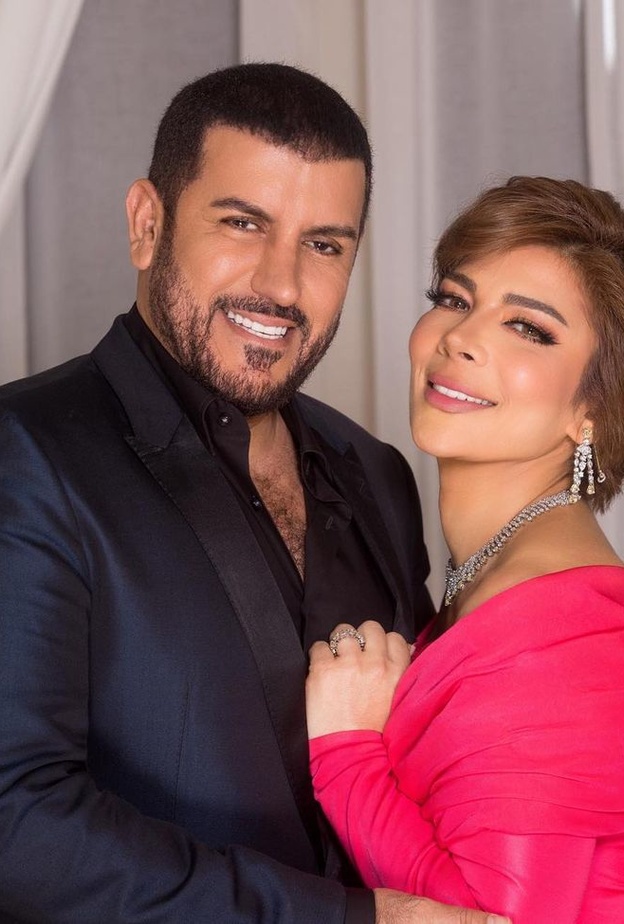 اصالة نصري مع زوجها فائق حسن