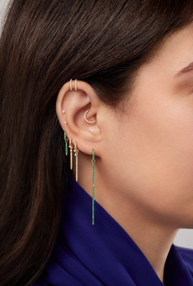 الزمرد حجر مايو في أجمل موديلات مجوهرات ذهب عصرية