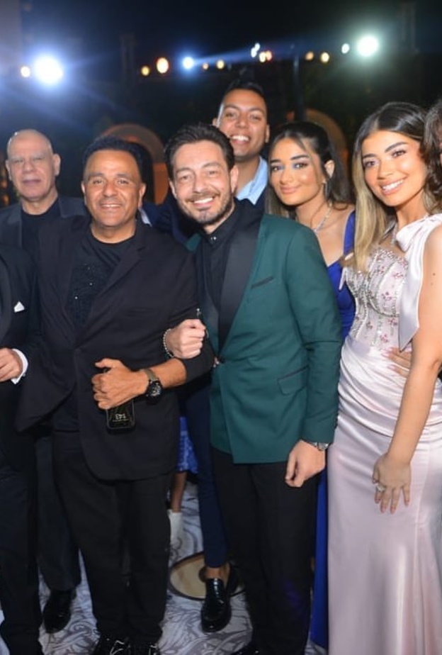 النجوم في حفل زفاف ابنة حميد الشاعري