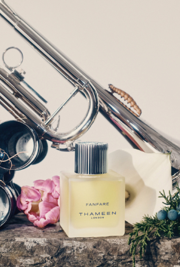 FANFARE مزيجُ عطري يحاكي الإبداع الموسيقي مع لمسة بريطانية جريئة 