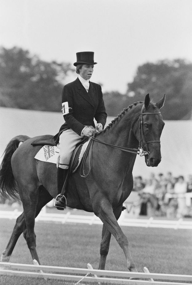 الأميرة آن Princess Anne والكابتن مارك فيليبس Captain Mark Phillips وزارا تيندال Zara Tindall