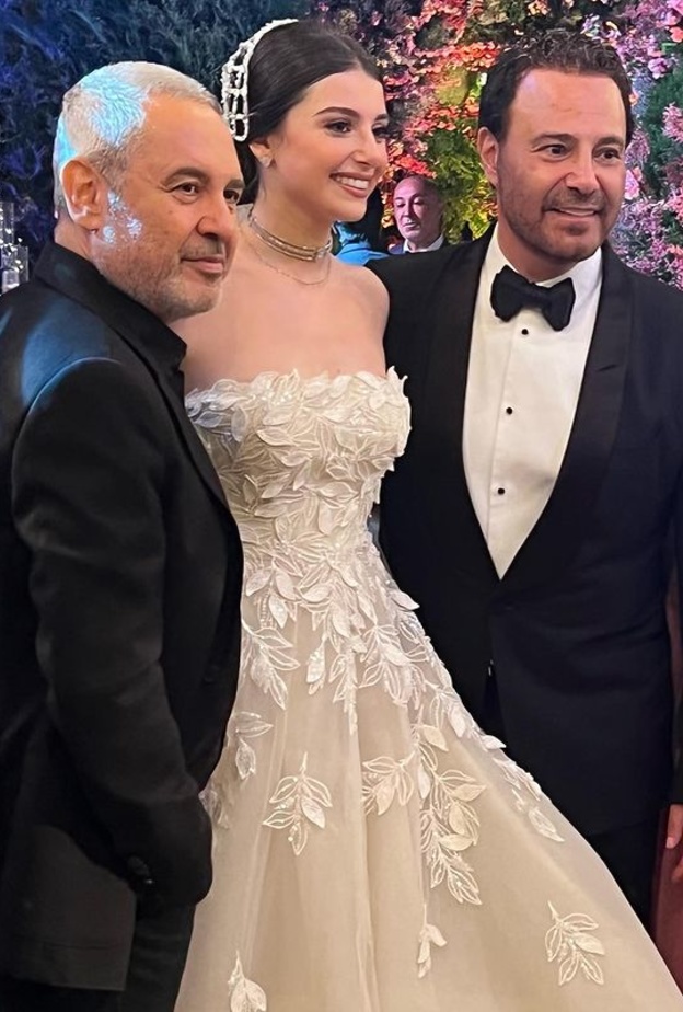 الفنان عاصي الحلاني احتفل بزفاف ابنته