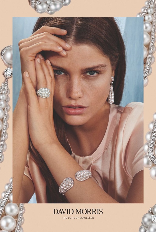 اللؤلؤ حجر يونيو في موديلات مجوهرات فاخرة