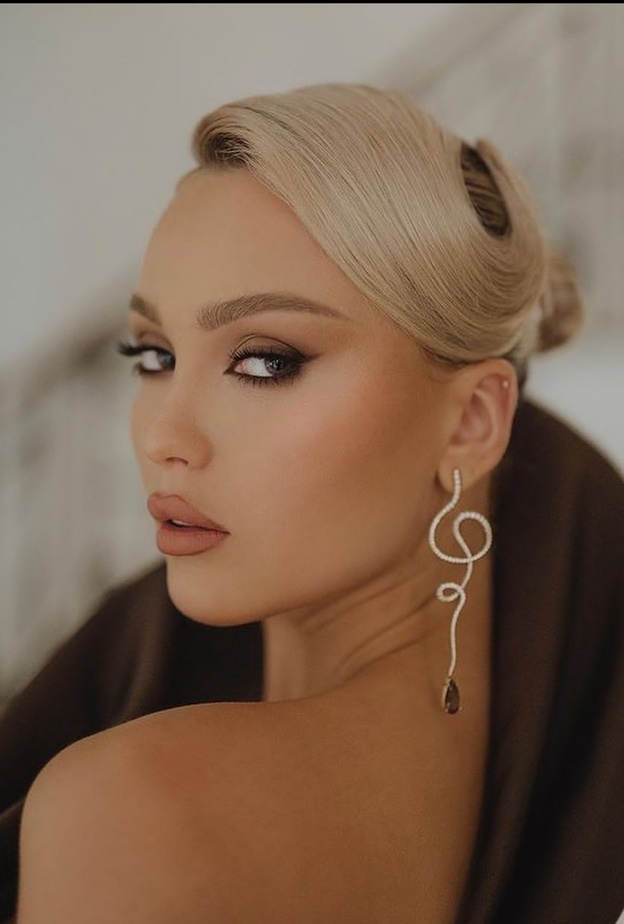 صورة لمكياج رومان إينك من حسابها على إينستغرام