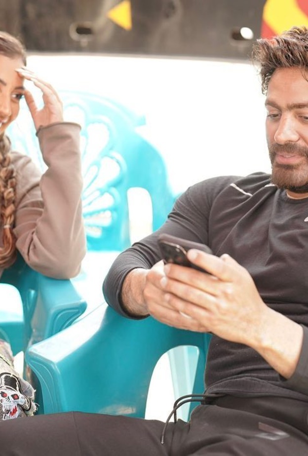 تامر حسني ودينا الشربيني