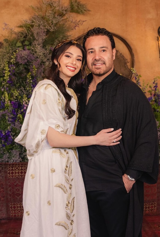 عاصي الحلاني وابنته ماريتا