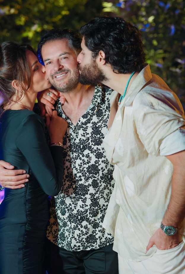 راغب علامة يتلقى مفاجأة مميزة من نجله احتفالاً بعيد ميلاده