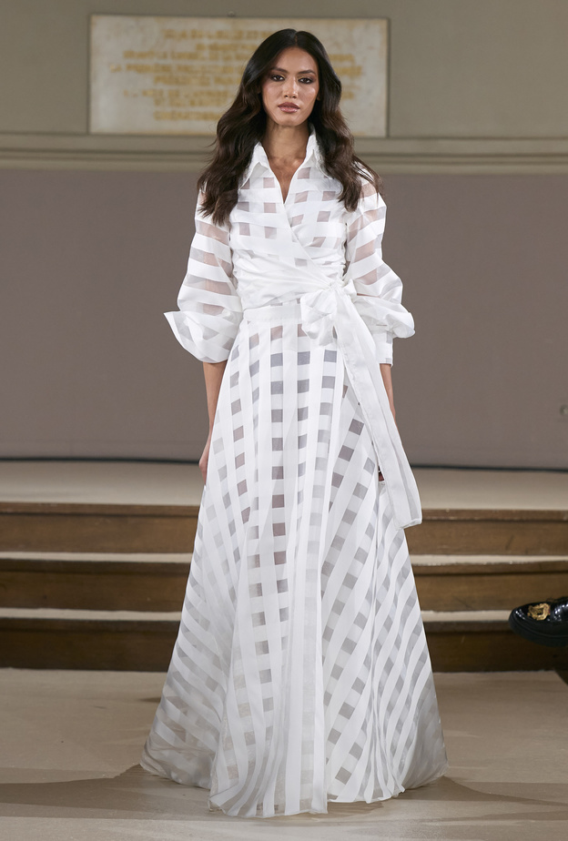 موديلات فساتين طويلة باللون الأبيض لعيد الأضحى