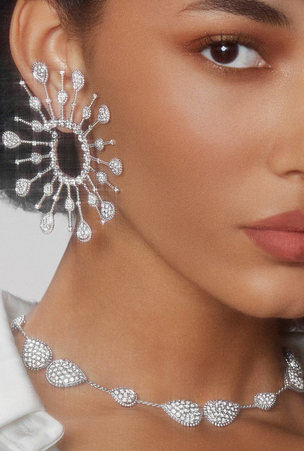 BOUCHERON – Serpent Bohème Solarité hoop earrings & necklace