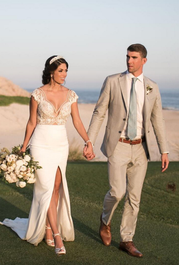 حفل زفاف مايكل فيلبس Michael Phelps ونيكول جونسون Nicole Johnson في منتجع والدورف أستوريا A Waldorf Astoria Resort