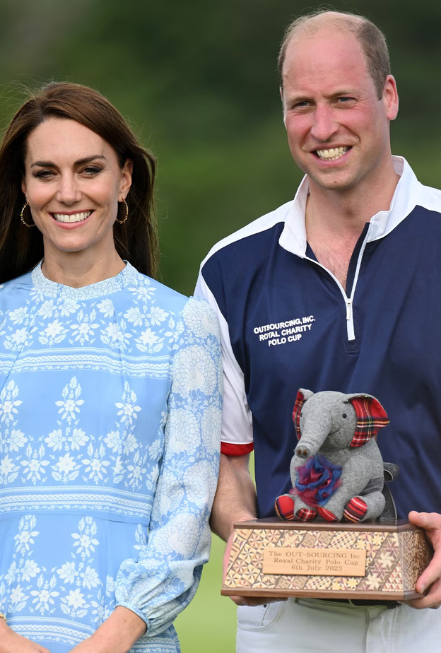 أمير وأميرة ويلز في مباراة بولو خيرية