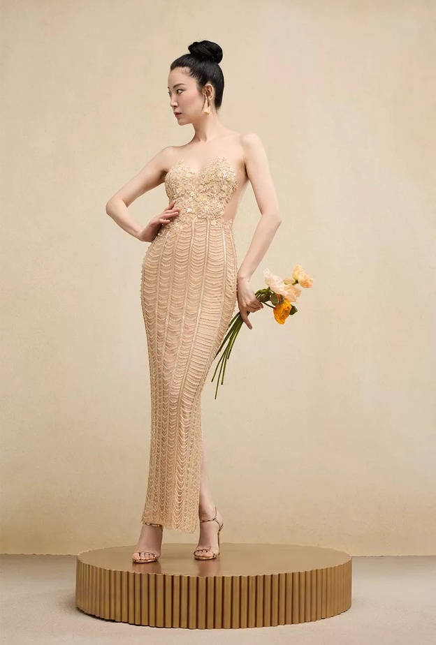 موديلات فساتين زفاف باللون الذهبي للعروس الإستثنائية