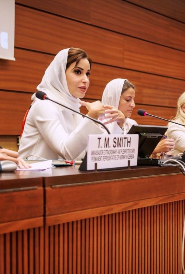 الدكتورة إيمان المطيري في جنيف: السعوديات بمراتب وزارية وممتازة وسفراء