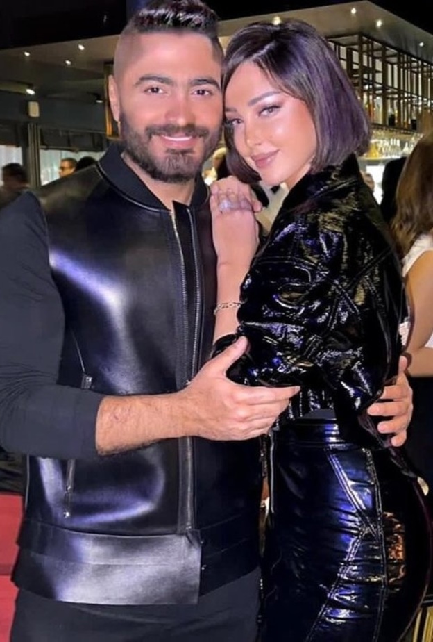 بسمة بوسيل وتامر حسني