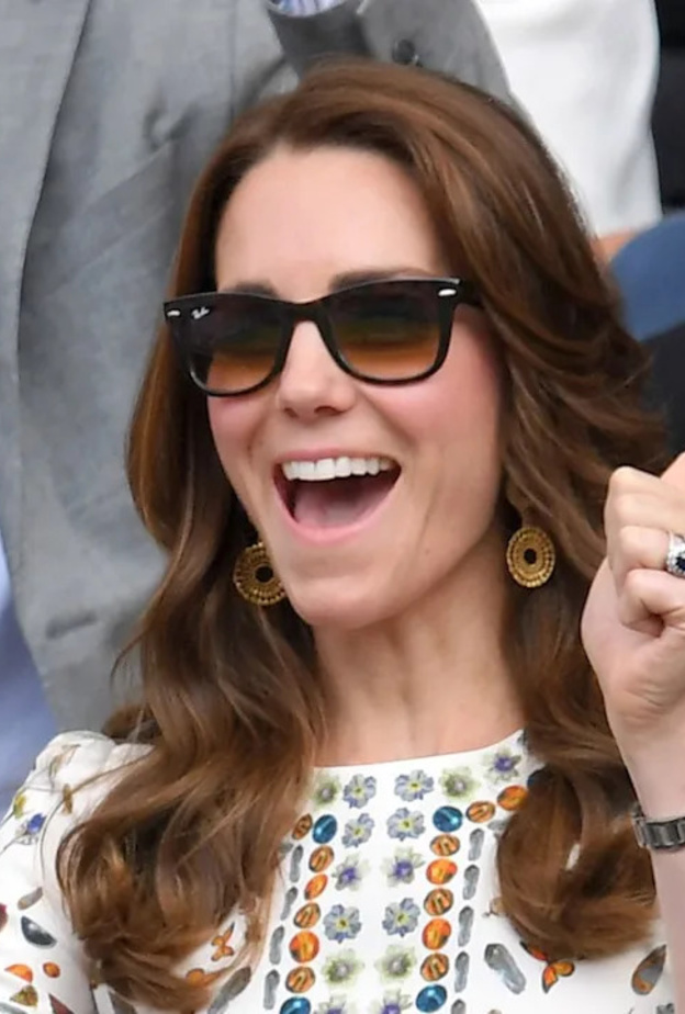 بالصور أفراد العائلة المالكة البريطانية في ويمبلدون