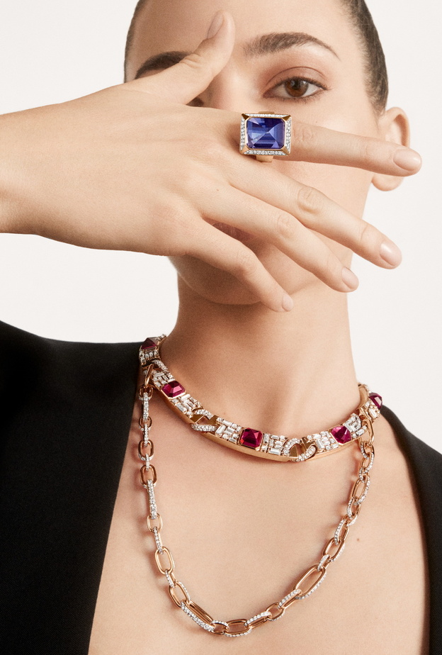 2023 POMELLATO HIGH JEWELRY COLLECTION-CASTELLO RING AND NECKLACE
