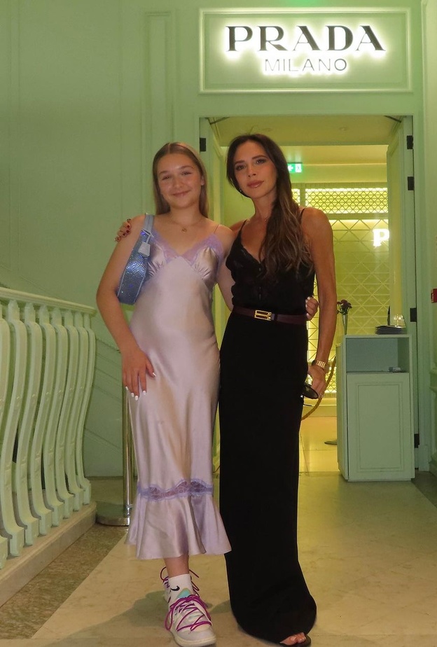 هاربر ووالدتها فيكتوريا بيكهام