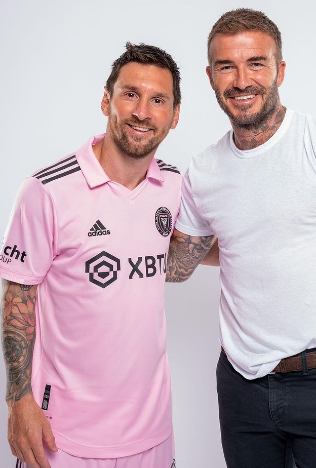 ديفيد بيكهام وميسى