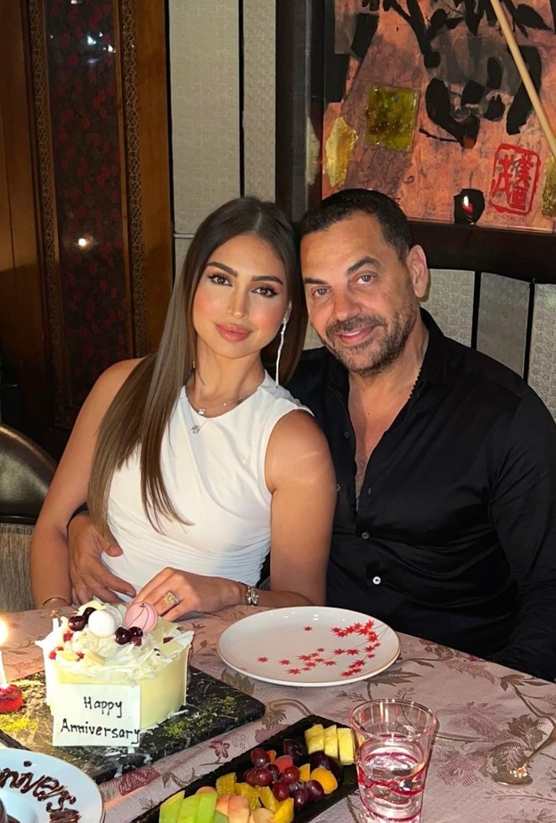 نيكول سعفان وطارق العريان