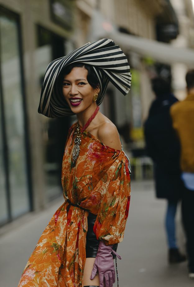 إطلالة لافتة من Street style