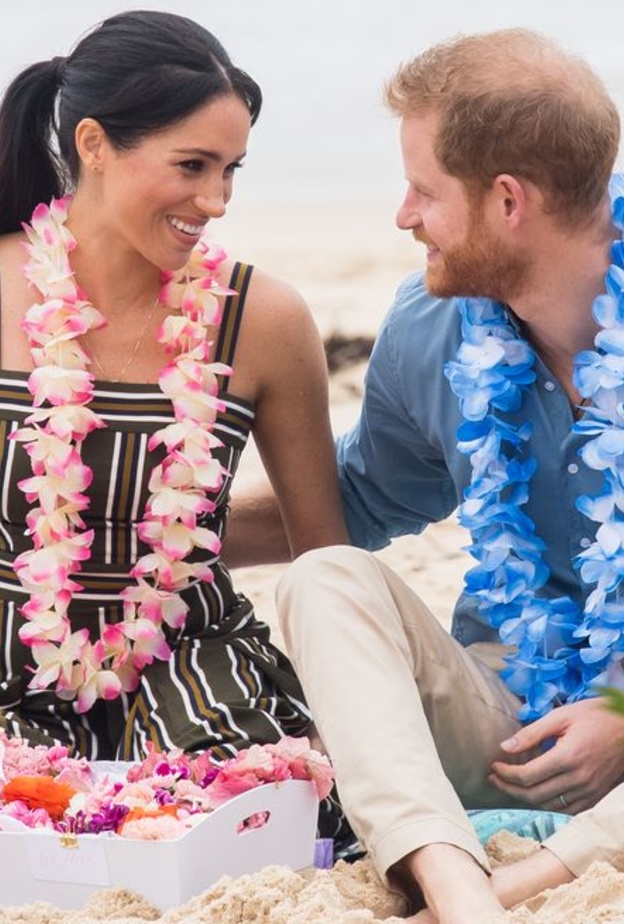 مناسبات شوهد فيها أفراد العائلة المالكة البريطانية على الشاطئ