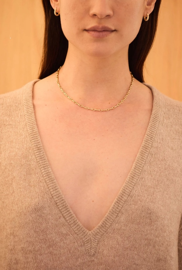 عقد ذهبي ناعم من شيرمان فيلد Sherman Field