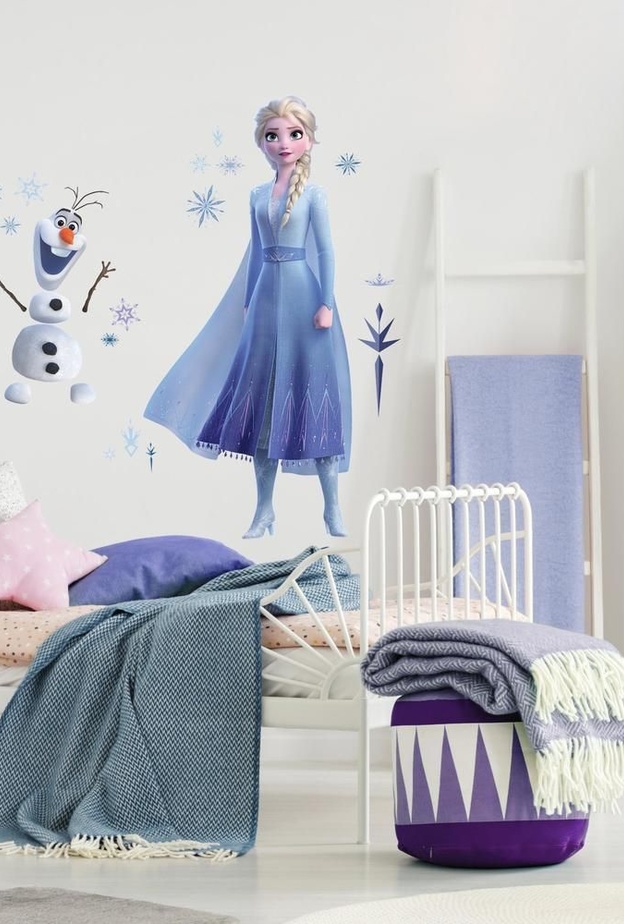 ملصقات Frozen المحببة لغرف أطفالك