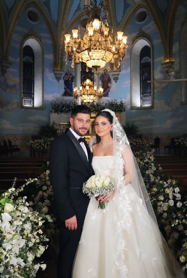 نيكول مزهر احتفل بزفافه في اغسطس