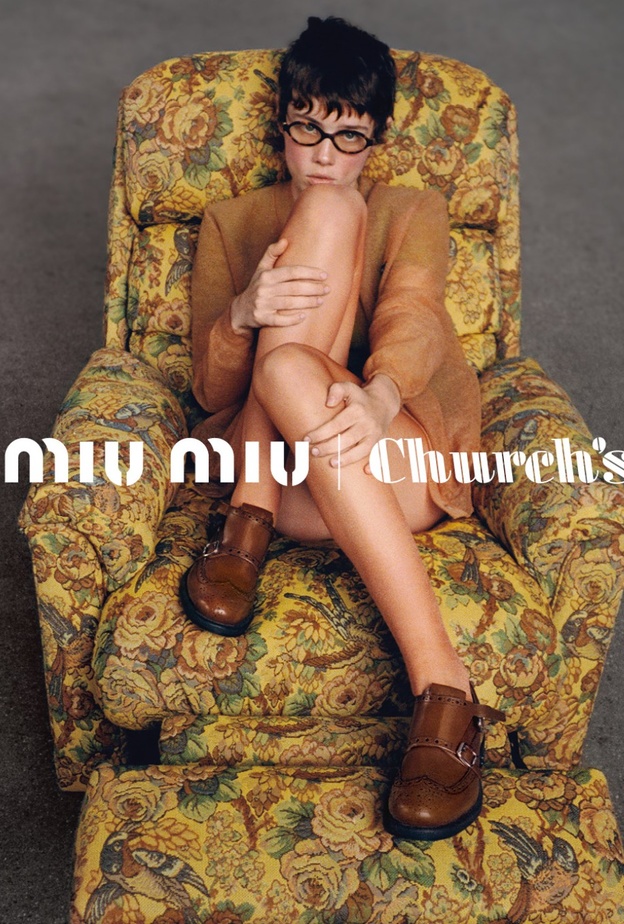 تعاون ‫Miu Church’s X Miu يجمع الطابع الرسمي مع الروح المفعمة‬ ‫بالحيوية 