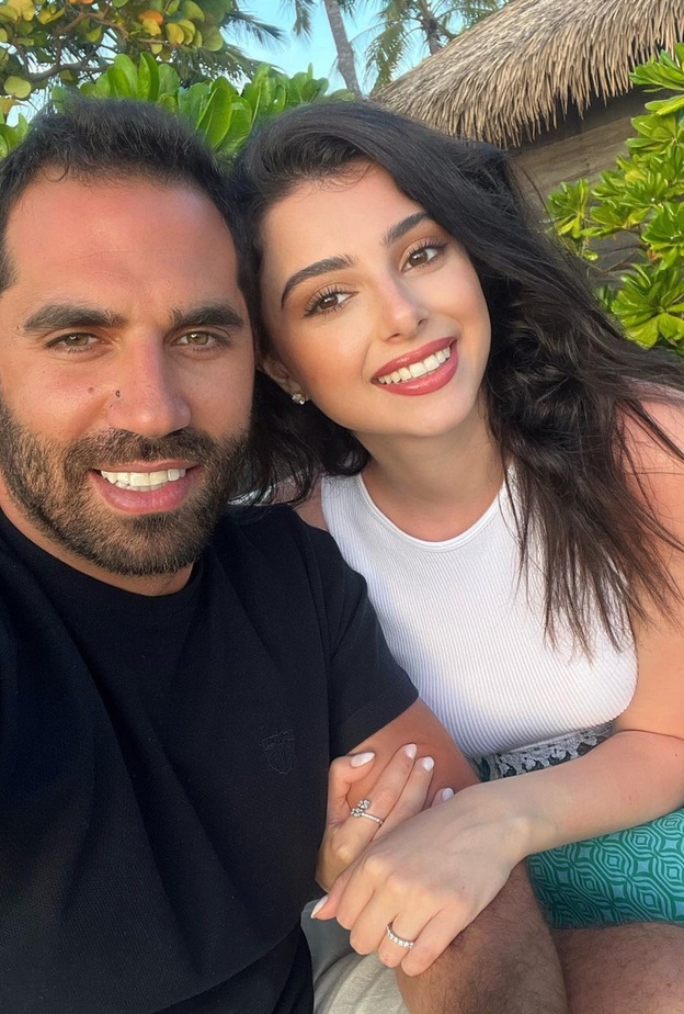 ماريتا الحلاني وزوجها