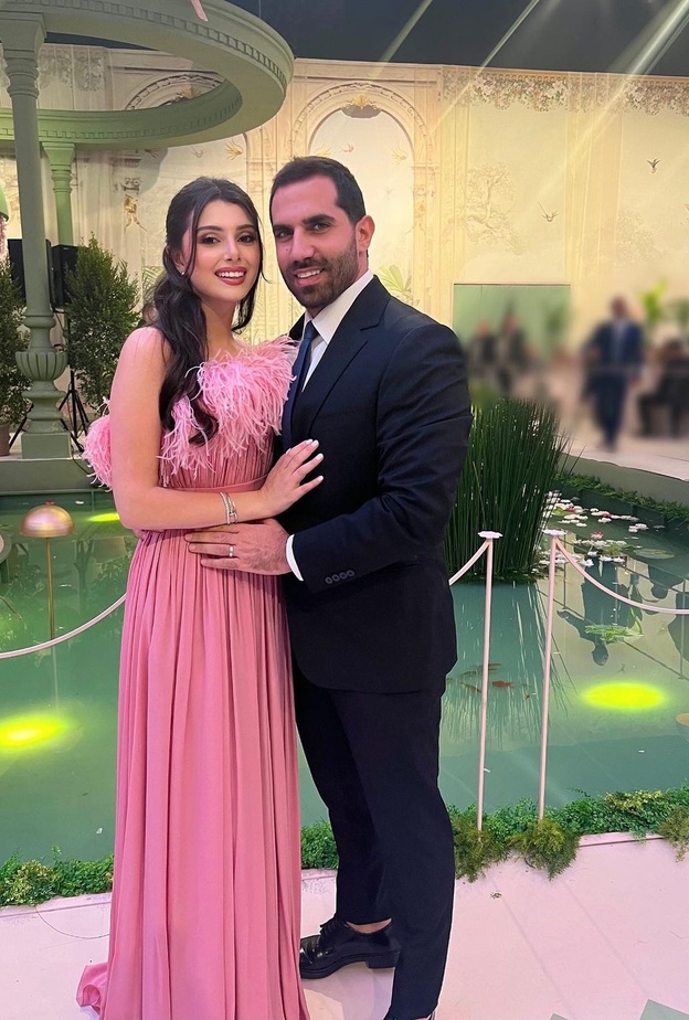 ماريتا الحلاني وزوجها