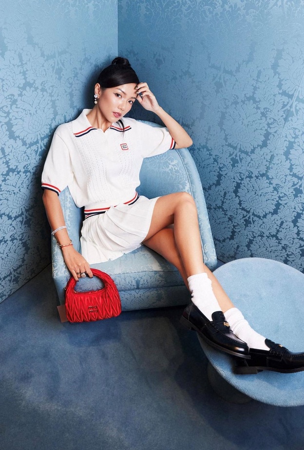 تنورة التنس من ميو ميو