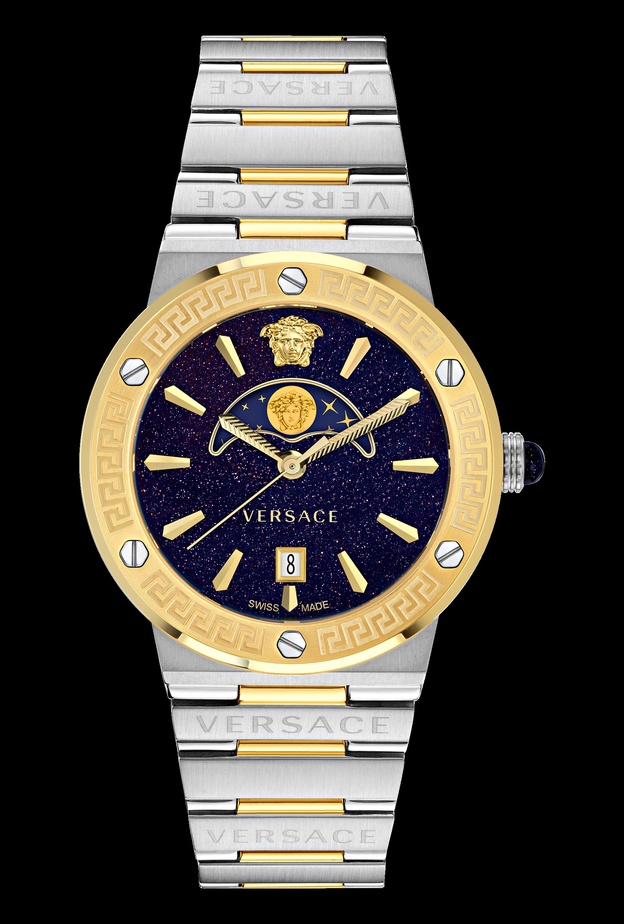 ساعات فيرساتشه - مجموعة موسم الخريف/الشتاء 2023  (GRECA LOGO MOONPHASE)
