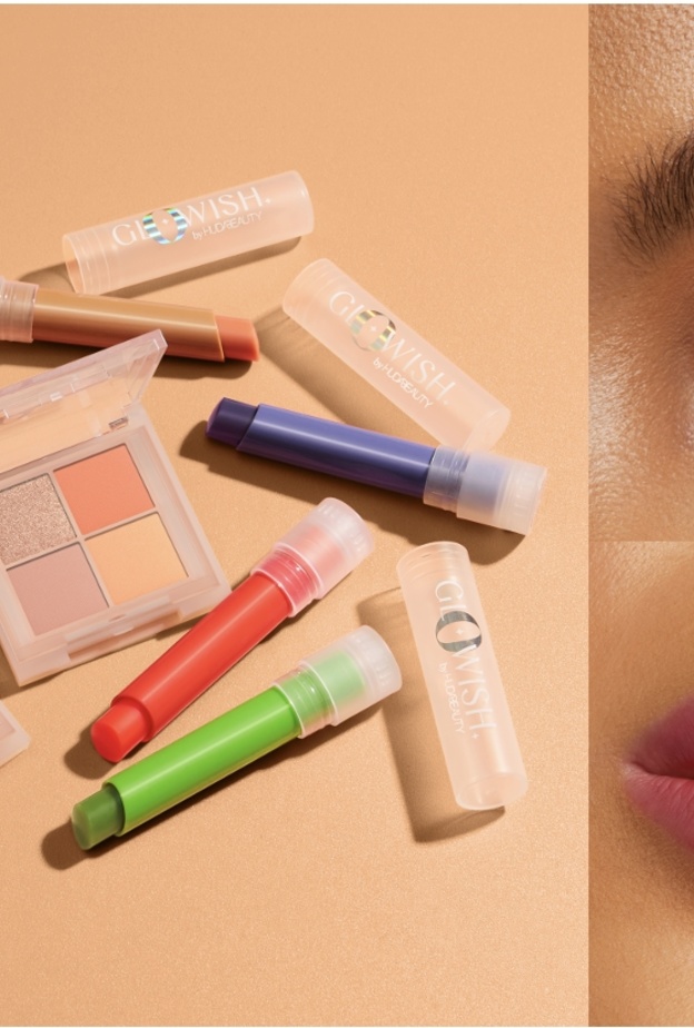 بلسم الشفاه Super Jelly وباليت ظلال العيون المصغّرة Micro من GloWish