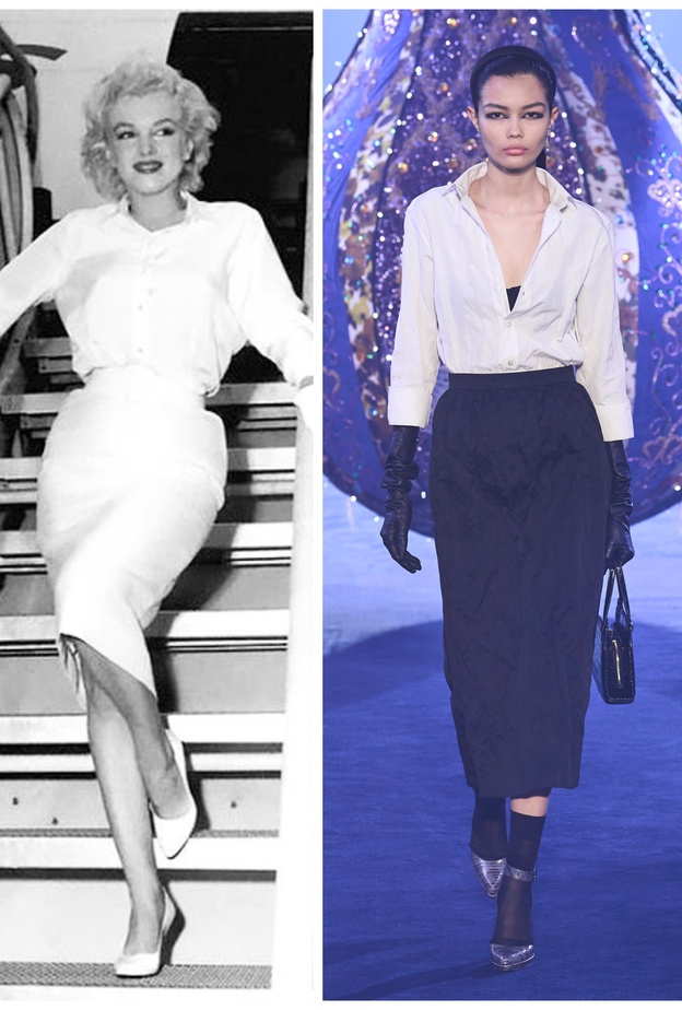 التنورة الـ Pencil اللباس الرسمي للمرأة القوية والمستقلة على مر الزمن