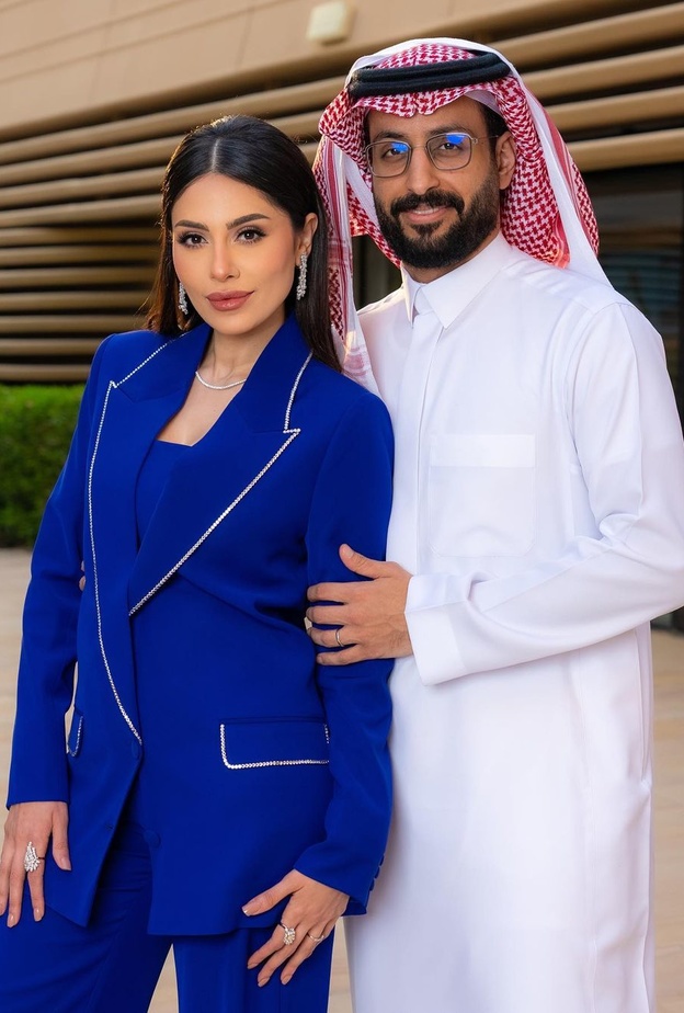 إلهام علي تعيش قصة حب مميزة مع زوجها خالد صقر