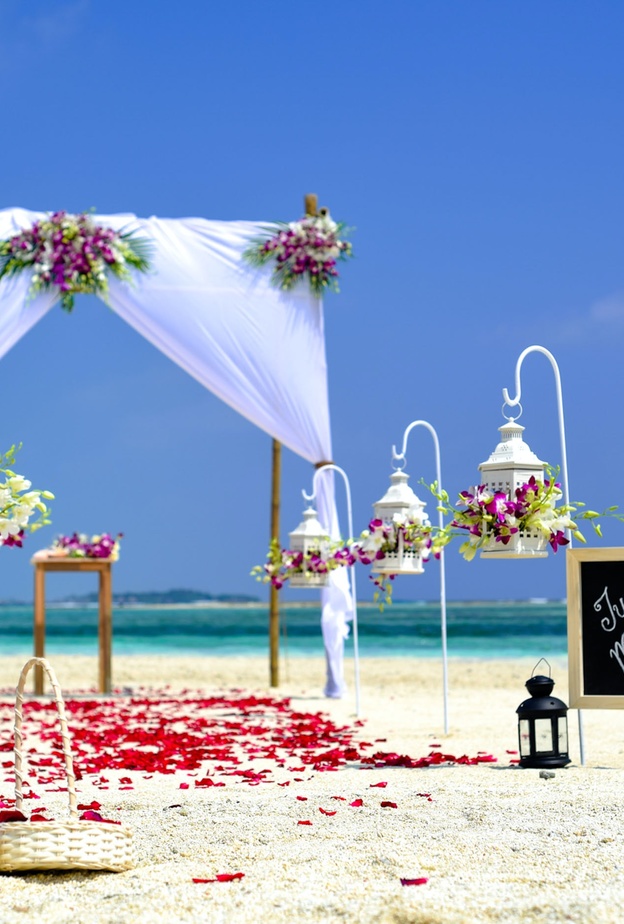 حفل زفاف خريفي مميز