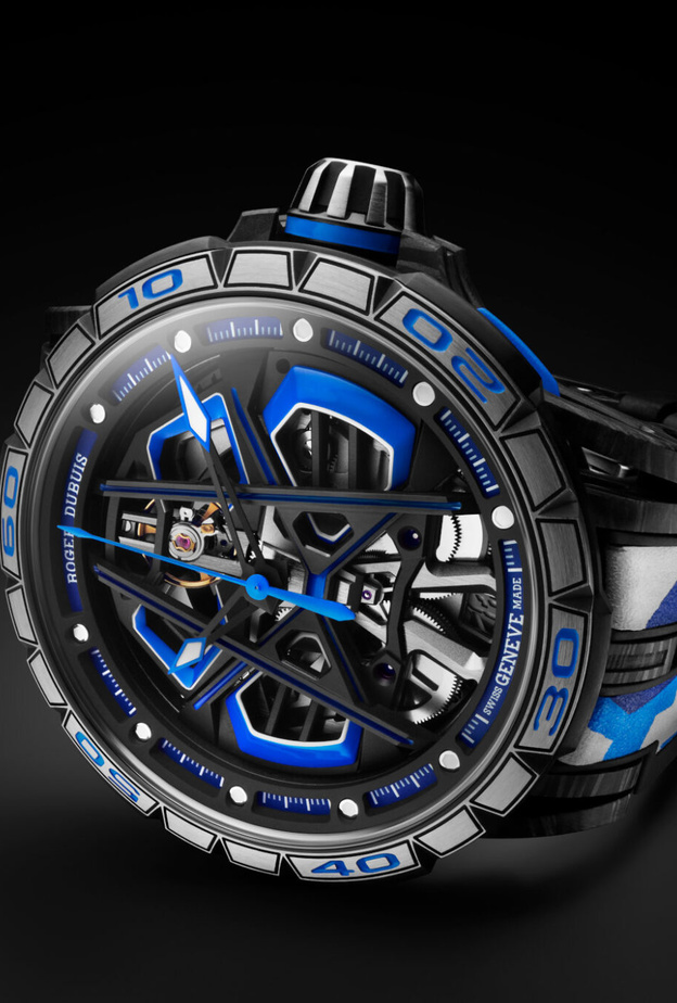 روجيه دوبوي تطلق ساعة  إكسكاليبر سبايدر هوراكان ستيراتو