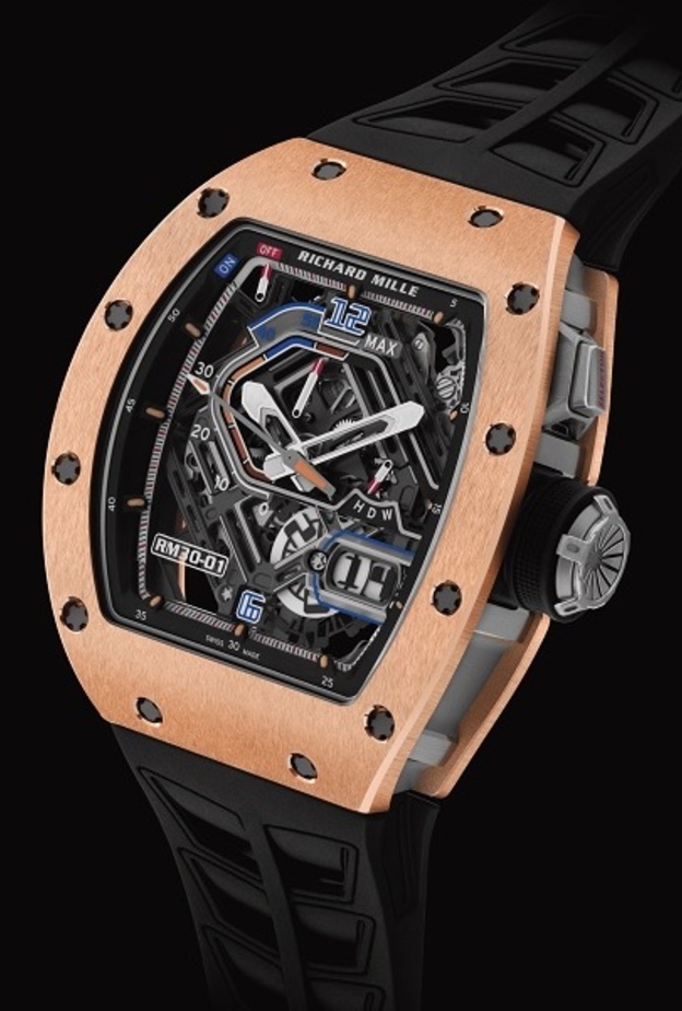 ريتشارد ميل تطلق ساعة RM 30-01 أوتوماتيك بدوار قابل للفك