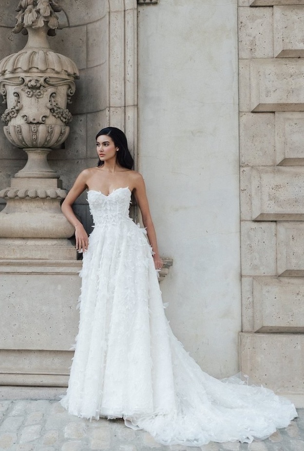 فساتين زفاف مع اكسسوارات@annebarge