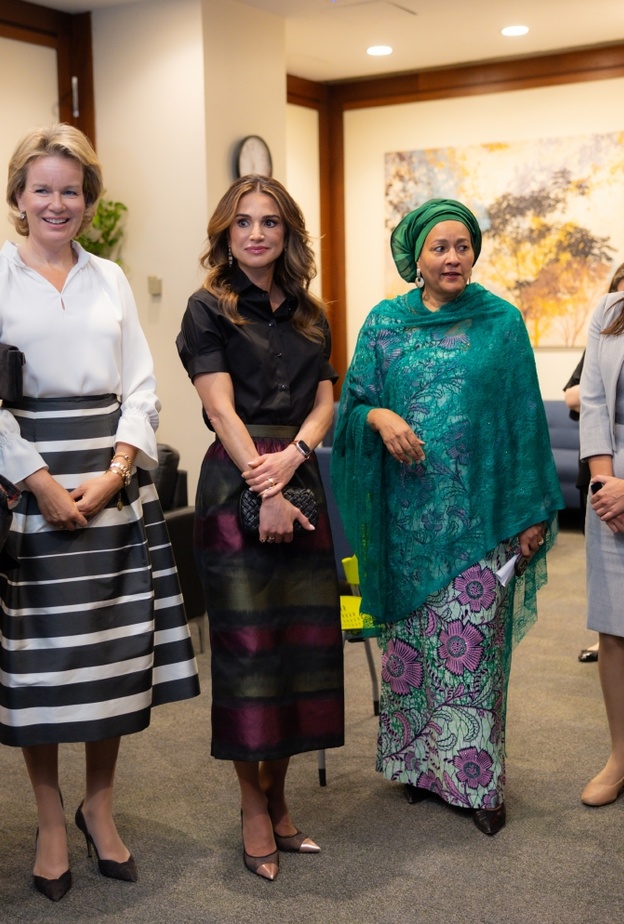 الملكة رانيا تشارك في نيويورك بأحد برامج اليونيسف من أجل مناصرة الأطفال 