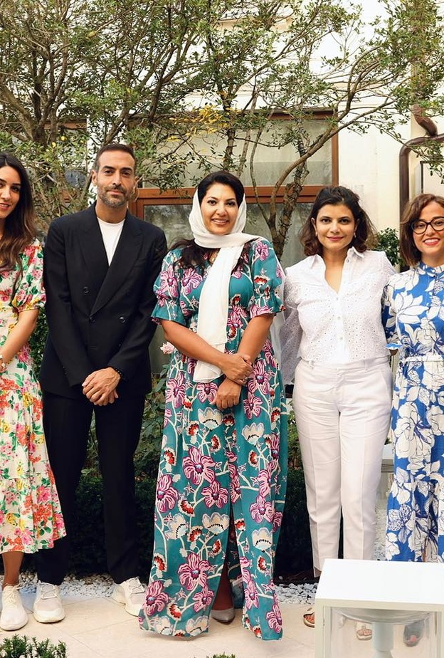 الأميرة ريما بنت بندر تلتقي فريق مؤسسة البحر الأحمر السينمائي في البندقية