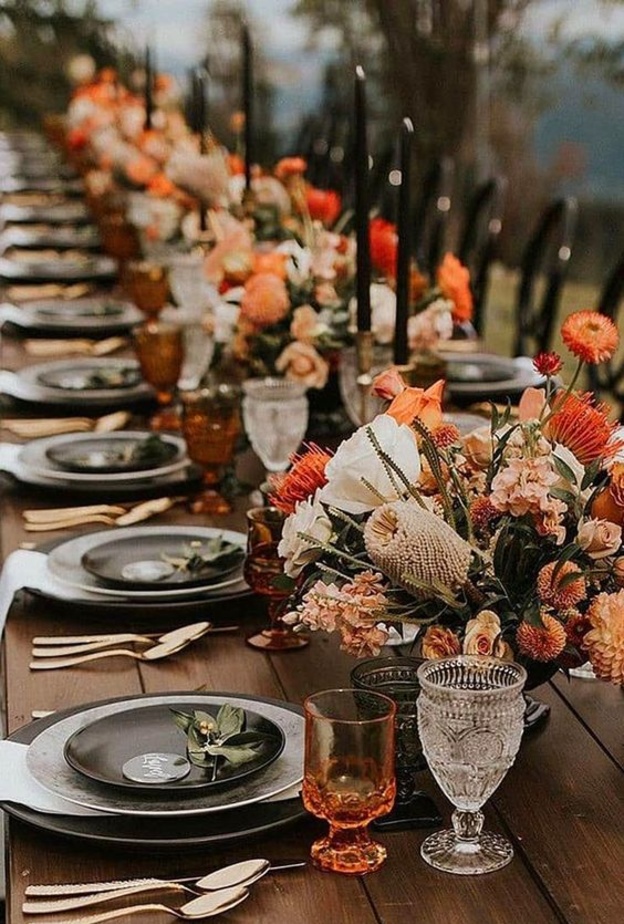 أفكار رائعة لحفلات الزفاف الخريفية، اختاري اجملها !